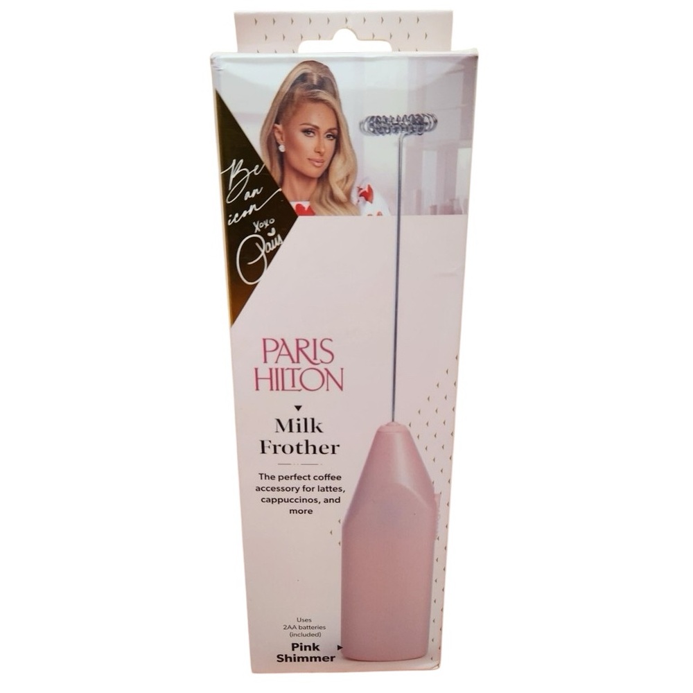Paris Hilton Pink shimmer Milk Frother